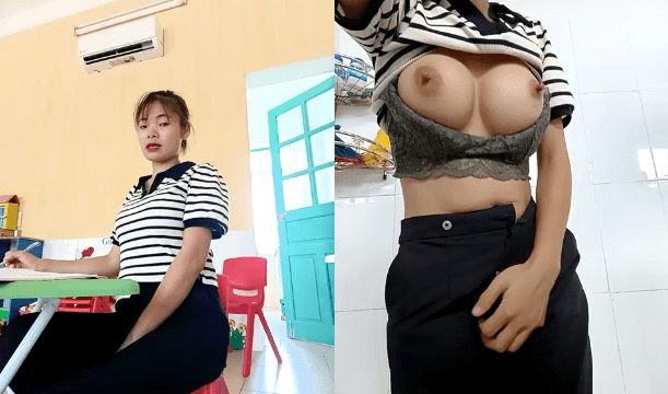 Cô giáo mầm non quay clip thủ dâm trong giờ học 3 - phimsex69.vip